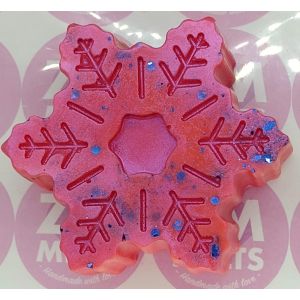 Santa's Cocktail Snowflake With Glitter