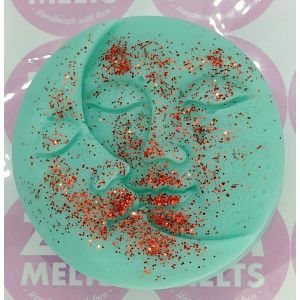 Juicy Apple Sun And Moon With Red Glitter